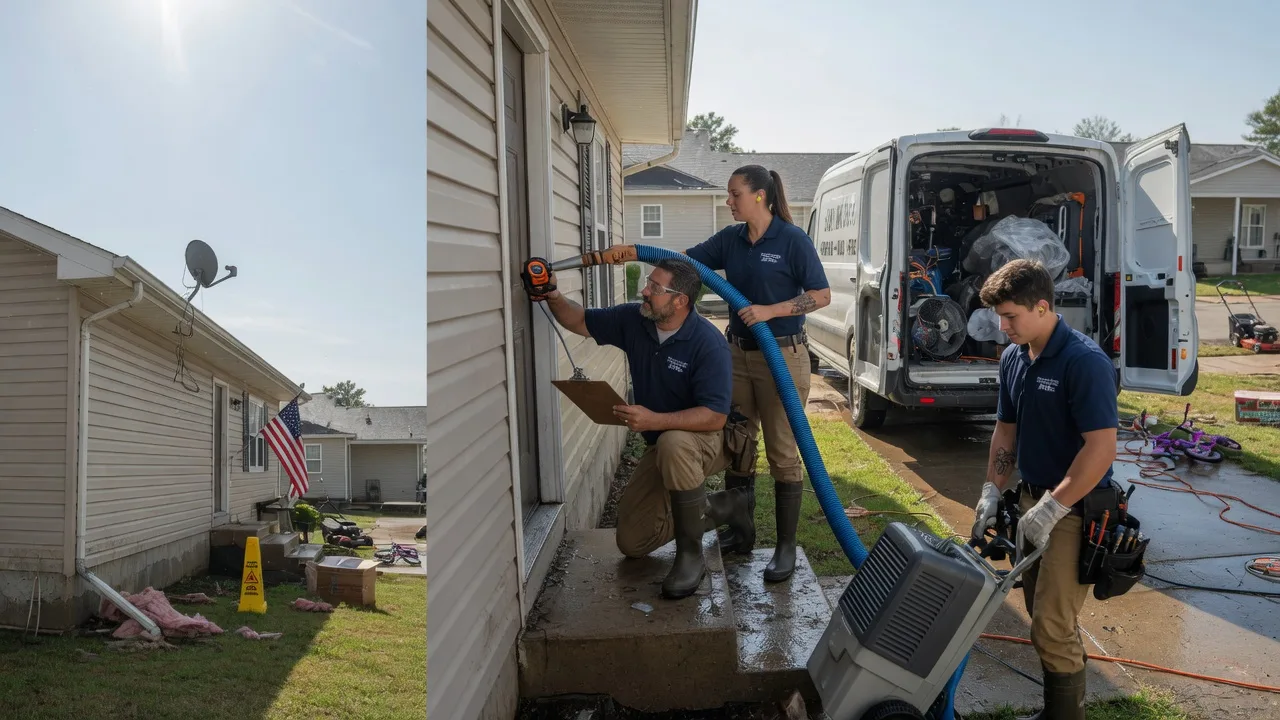Ceiling Water Damage Restoration in Benedicta, ME near me